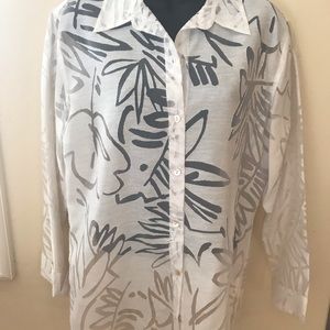 New Chico’s sheer blouse